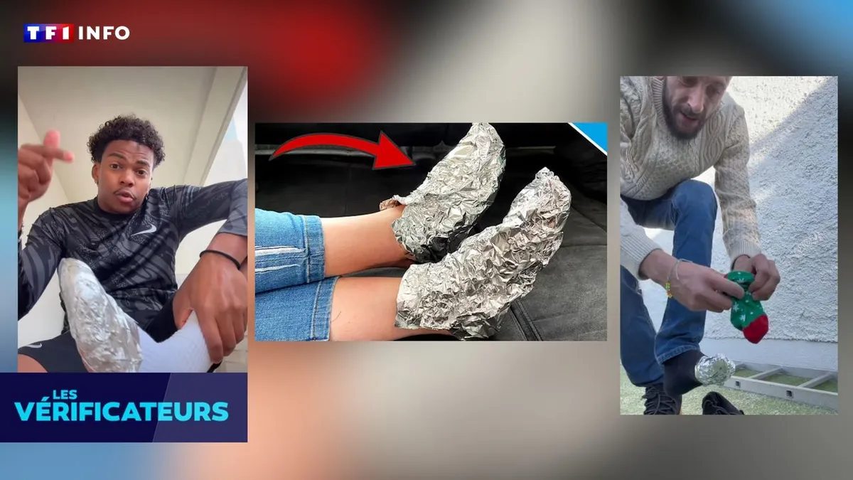 Füße in Alufolie einwickeln: Hält das wirklich warm?